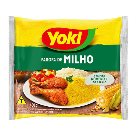 Farofa Milho Temperada Yoki 400g