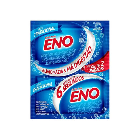 Sal de Fruta Eno Efervescente Tradicional 2 sachês de 5g