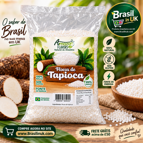 Flocos de tapioca 500g